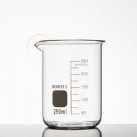 glass beaker glass low type beaker laboratory glass thickened high temperature resistant measuring cup 100 800ml
