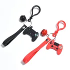 Игровой автомат брелок и брелок милый геймпад бойфренд джойстик цепочка для ключей PS4 игровая консоль сумка для ключей автомобиля подвесной брелок с кольцом