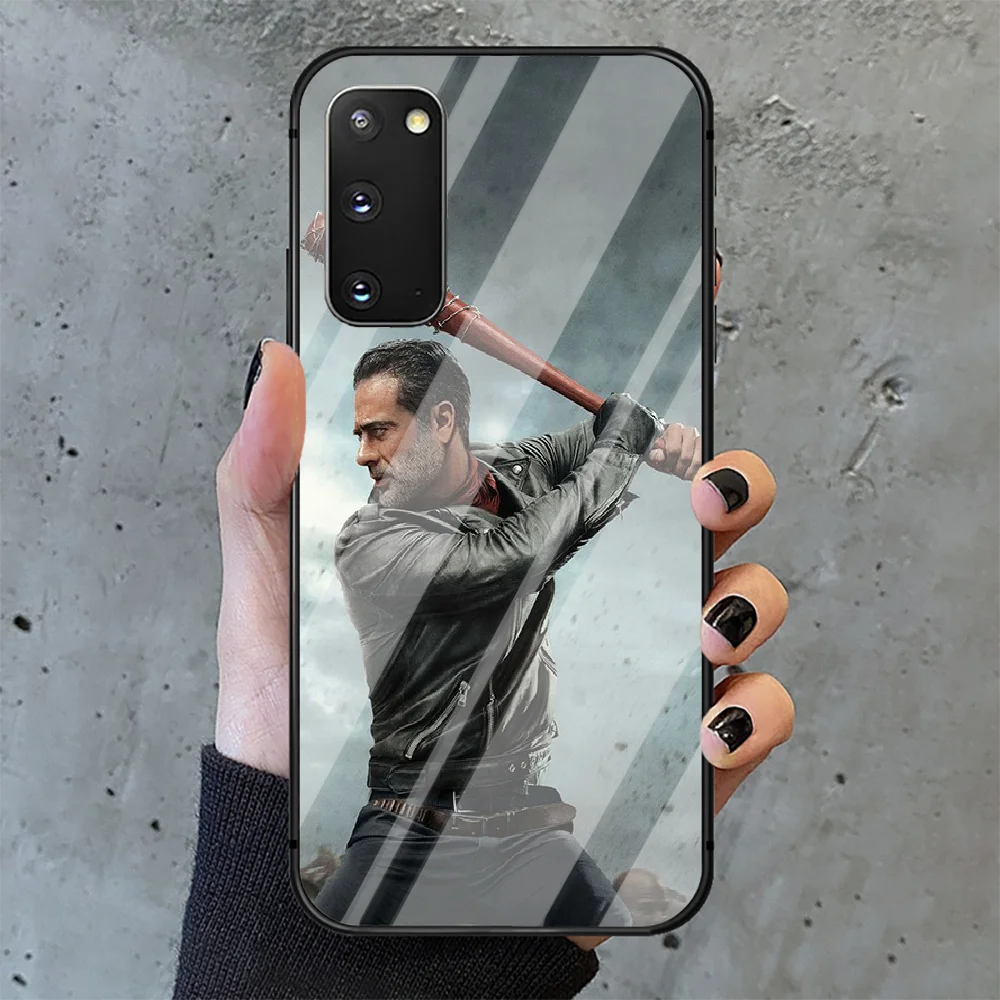 

The Walking Dead Hero Phone Tempered Glass Case Cover for Samsung Galaxy A M 12 20 21 30 31 40 50 51 52 70 71 72 E S 3D Black