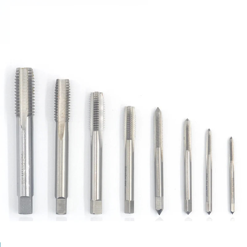 2 шт. Hss рука Метчик ручной инструмент Резьбовая Метрическая вилка кран M2 M3 M4 M5 M6 M8