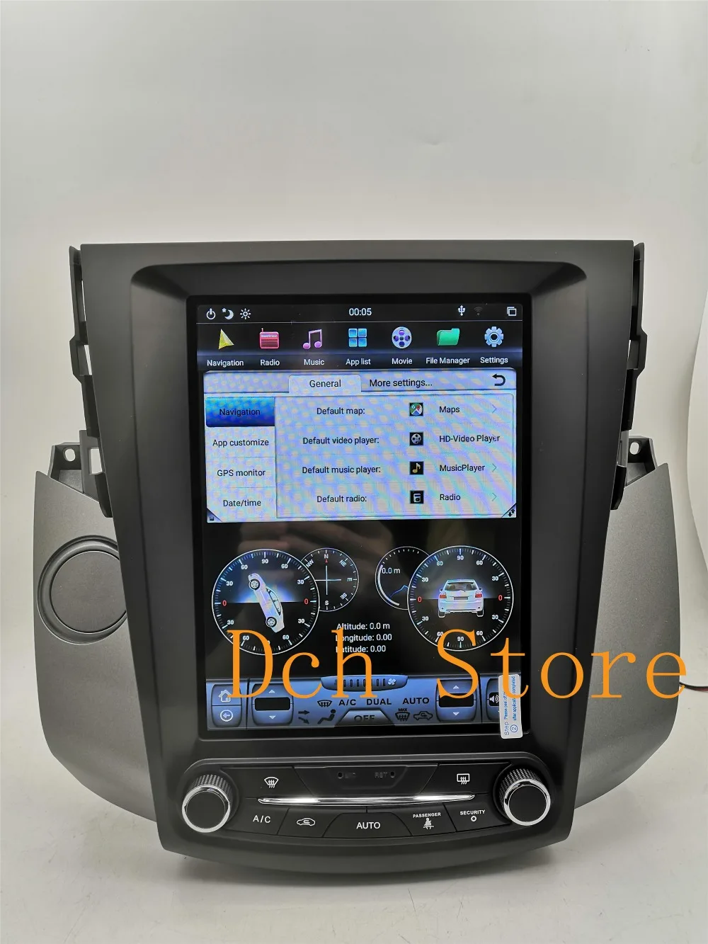 10,4 ''вертикальный экран Tesla стиль Android 8,1 автомобильный DVD gps навигация радио для Toyota RAV4 rav 4 2006-2012 PX6 CARPLAY ips