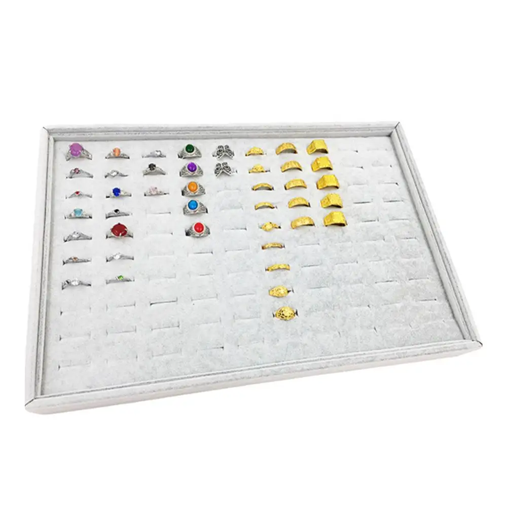 Шкатулка для хранения ювелирных изделий кольца сережек 100 Ячеек | Украшения и