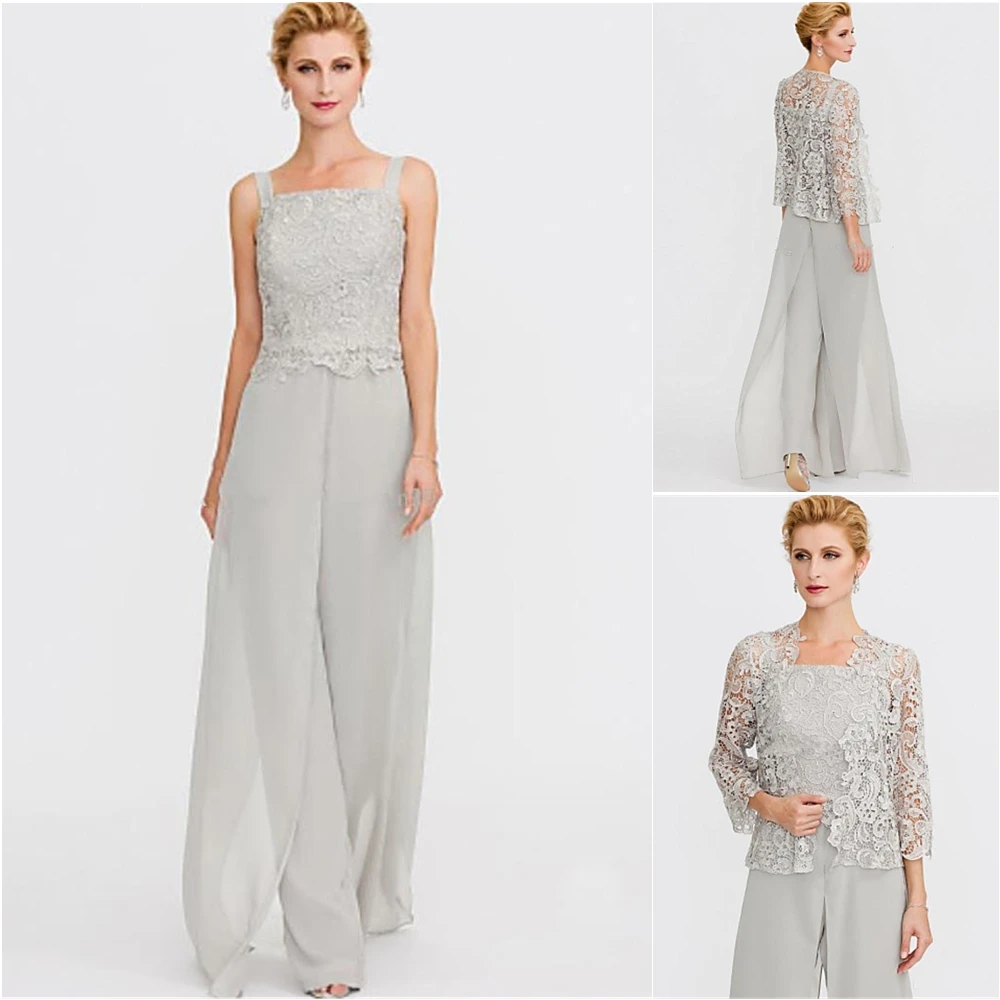 

Бальное платье для выпусквечерние вечера из двух предметов, на молнии, с курткой на три четверти, шифоновые брюки для матери невесты, деловые костюмы