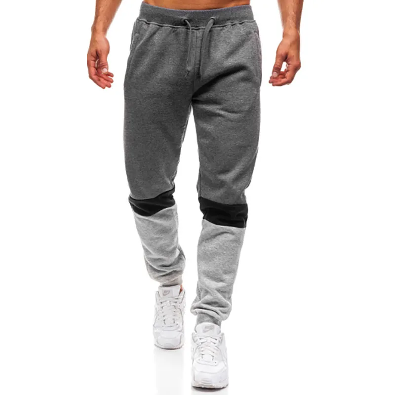 2018 импортные товары Горячие мужские спортивные брюки сшивание модный дизайн