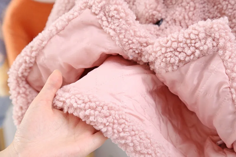 

2020 Brand New Girls Baby Cashmere Coat Cotton Padded Warm Coats Kid Girl Winter Coats Jackets Children Outfis Clothes