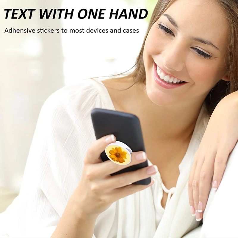 

12 Pcs Blank Sublimation Phone Holders Heart Shaped Foldable Phone Grip Stand Bracket Phone Holder for Phones and Tablet