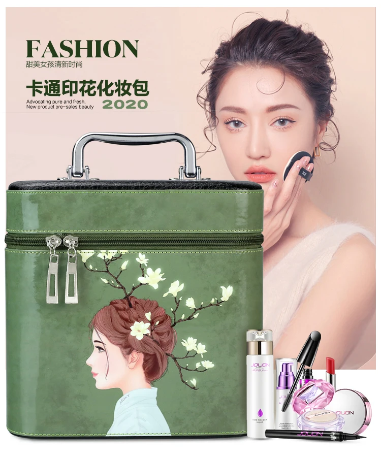 

Portable Suitcase Storage Bags Make Up Fashion Waterproof High Capacity Ziplock Storage Bags Organizador Home Storage DB60SN