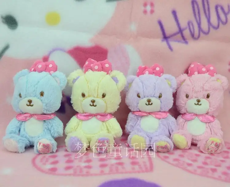 Милый крошечный плюшевый медвежонок Chum плюшевая игрушка 17 см милые мягкие