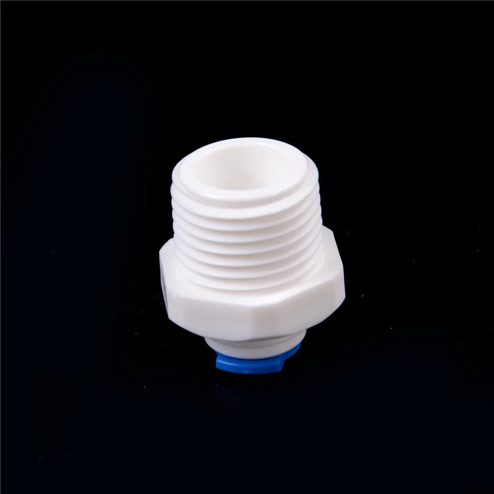 

Sale 1PCS 1/2'' Thread Male to 1/4'' Push-in Fit Tube Quick Connect RO Water Quick Connect