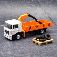 toys for children tiny micro shadow 164 80m strong memory lifting man boom truck alloy engineering car model scene collection