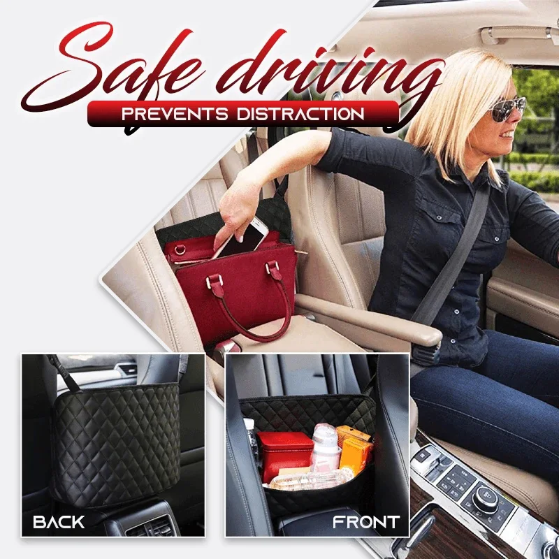 

Car Seat Storage And Handbag Holding Net Hanging Storage Bag Between Car Seats renault megane 3 Детали интерьера