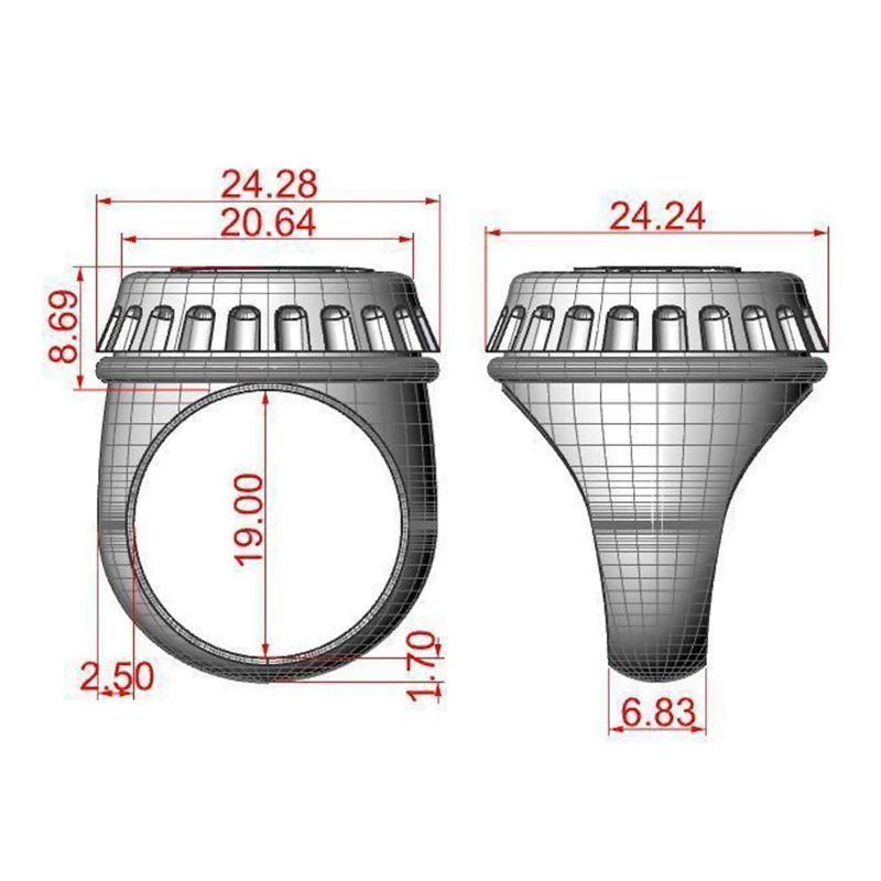 New Personality Creative Beer Cover Punk Men Ring Carving I love Fashion Cool for Hip Hop Anniversary Gift Jewelry | Украшения и