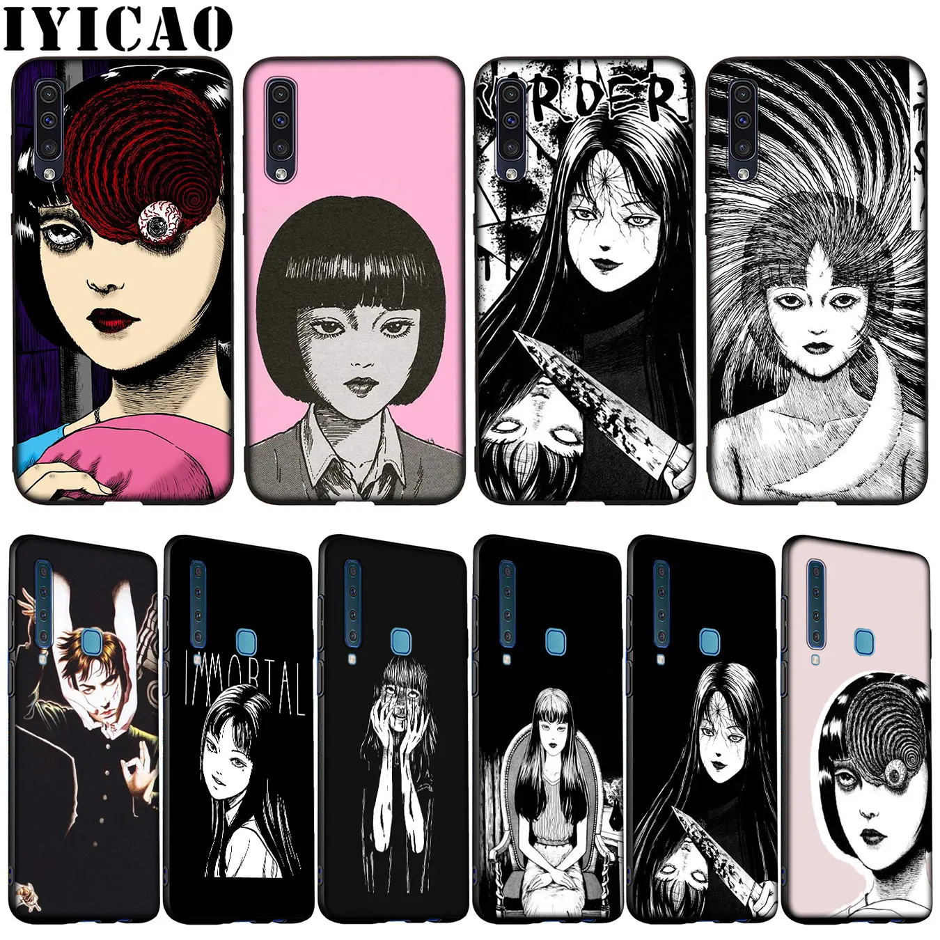 Японский ужасный комикс аниме девушка Мягкий силиконовый чехол для Samsung Galaxy A70 A60