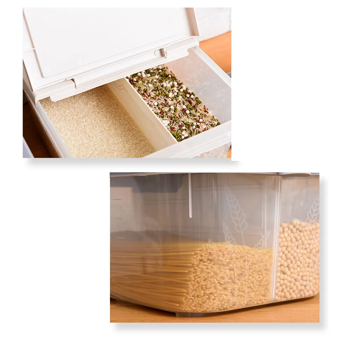 10 кг Бытовая коробка для хранения риса с защитой от насекомых влагостойкий