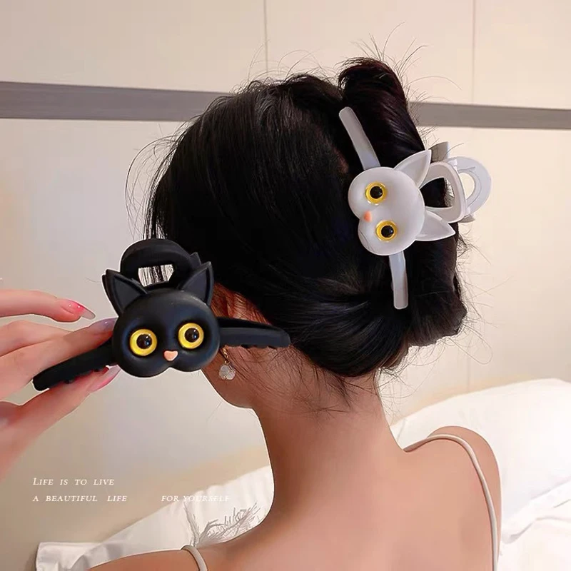 Новый милый элегантный зажим для кошачьего когтя женщин полая повязка на голову