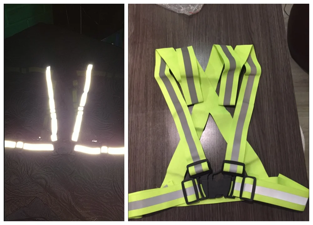 Аксессуары для мотоциклов и велосипедов Светоотражающий Жилет ночного вождения