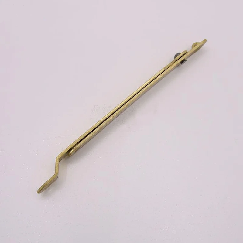 1set Gold woodwork hinge antique Close Lift Up Stay Support rod Hinges for wooden Box Cabinet Door Decor furniture accessories