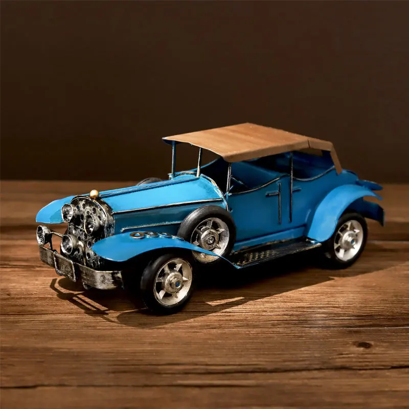 Классические украшения в стиле ретро из железа металла модель автомобиля для