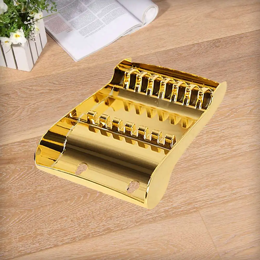 

Hair Salon Scissors Display Storage Rack Scissors Box Hair Stylists Professional Scissor Organizer Golden 20.5*13.8*5.5cm