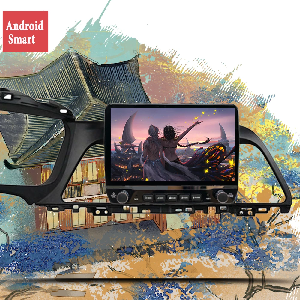 Автомагнитола для Hyundai sonata мультимедийный видеоплеер на Android 10 0 9 2014 15 16 2017 2018 GPS