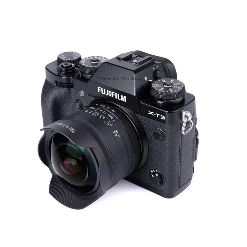 Фото Объектив 7artisans 7artisans 7,5 мм F2.8 II для Nikon Z M4/3 Fuji XF X Canon EF-M Sony E mount беззеркальный №2