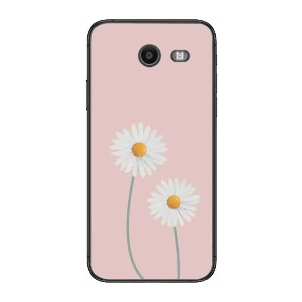 

beautiful daisy girl Phone Case Hull For Samsung Galaxy J 4 3 5 6 7 8 EU 2018 Plus 2017 Black Shell Art Cell Cover TPU