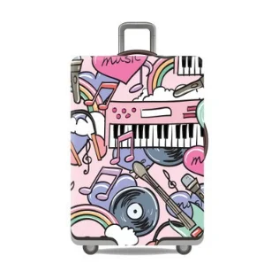 

Elastic Luggage Protective Dust Cover Case For 18-32 Inch Suitcase Cover Trolley Cases Cartoon 3D Print Travel Accessories