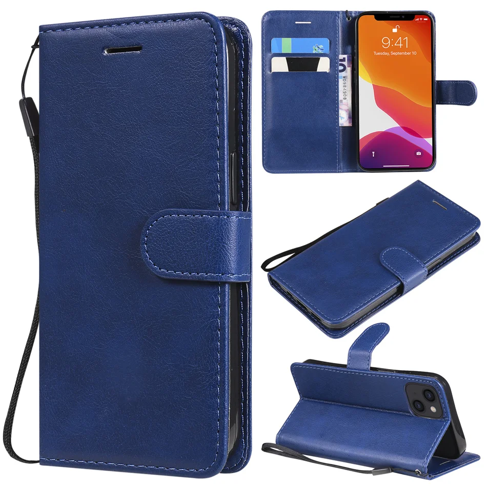 Simple Color Leather Case For Nokia 1.3 2.3 6.2 7.2 2.4 3.4 G20 G10 6.3 X10 X20 C10 C20 Wallet Card Storage PU Leather Capa P06E