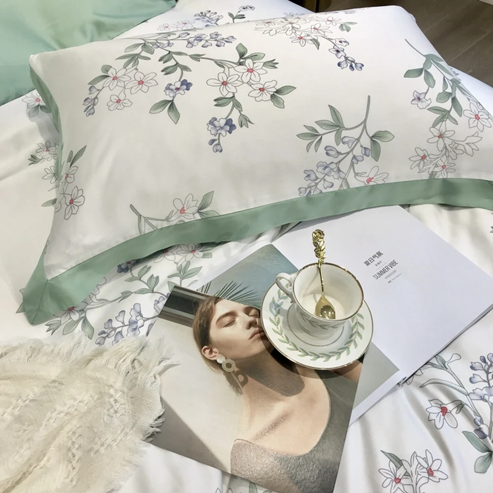 TUTUBIRD 100% комплект постельного белья из бамбукового волокна в европейском стиле