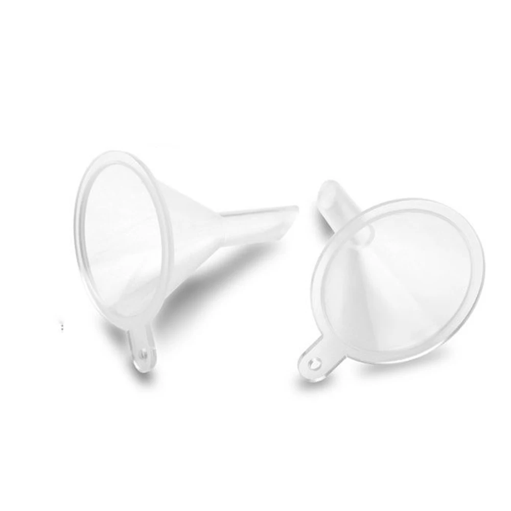 10 шт./лот пластиковая мини воронка эссенция парфюмерная Воронка для духов жидкое