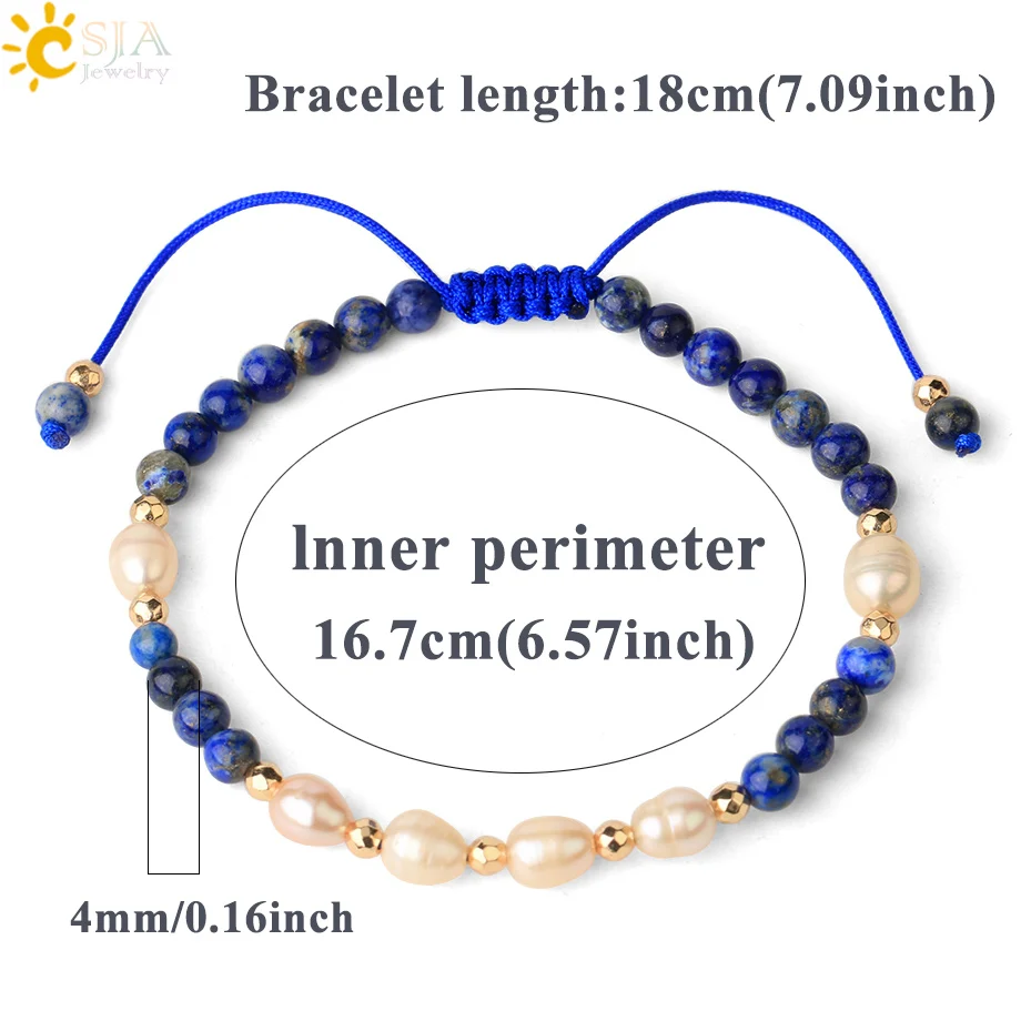 Браслет женский из натурального камня с кристаллами CSJA черный обсидиан |