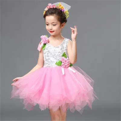 Детские платья для девушек латинских танцев тренировочное современное платье