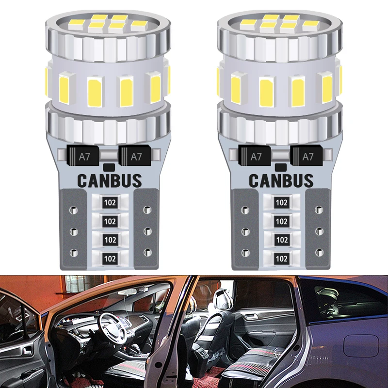 Светодиодные лампы T10 W5W 168 194 18SMD светодиодные маленького размера высокая