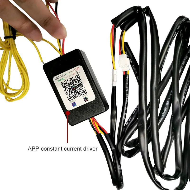 Ангельские глазки Вращающийся RGB светодиодный ангельские кольца приложение