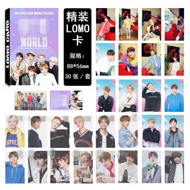 2021 группы Южной Кореи KPOP Bangtan Boys постер ломо карты Альбом карта души 7