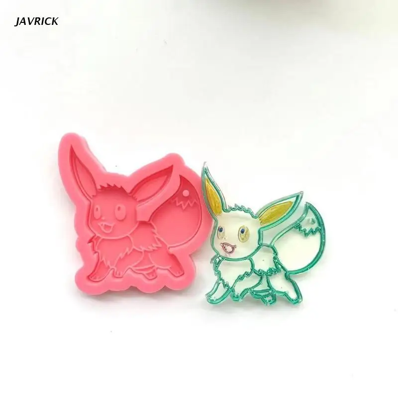 

Cute Squirrel Keychain Epoxy Resin Mold Earrings Pendant Casting Silicone Mould DIY Crafts Jewelry Casting Tools