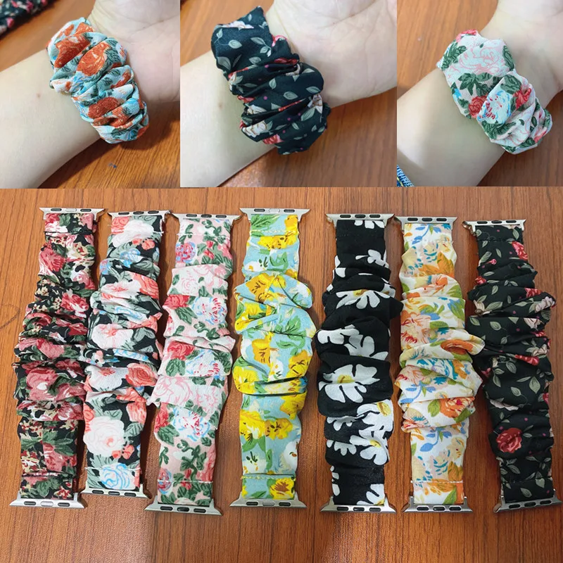 Ремешок для apple watch band 40 мм 44 эластичный браслет iwatch series 3 4 5 SE 6 42 38 мм|Ремешки часов|