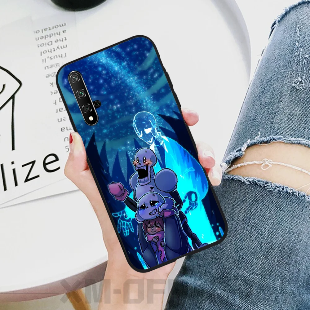 BaweiTE забавные Папирус из андертейл без doggo черный чехол для телефона ТПУ с принтом