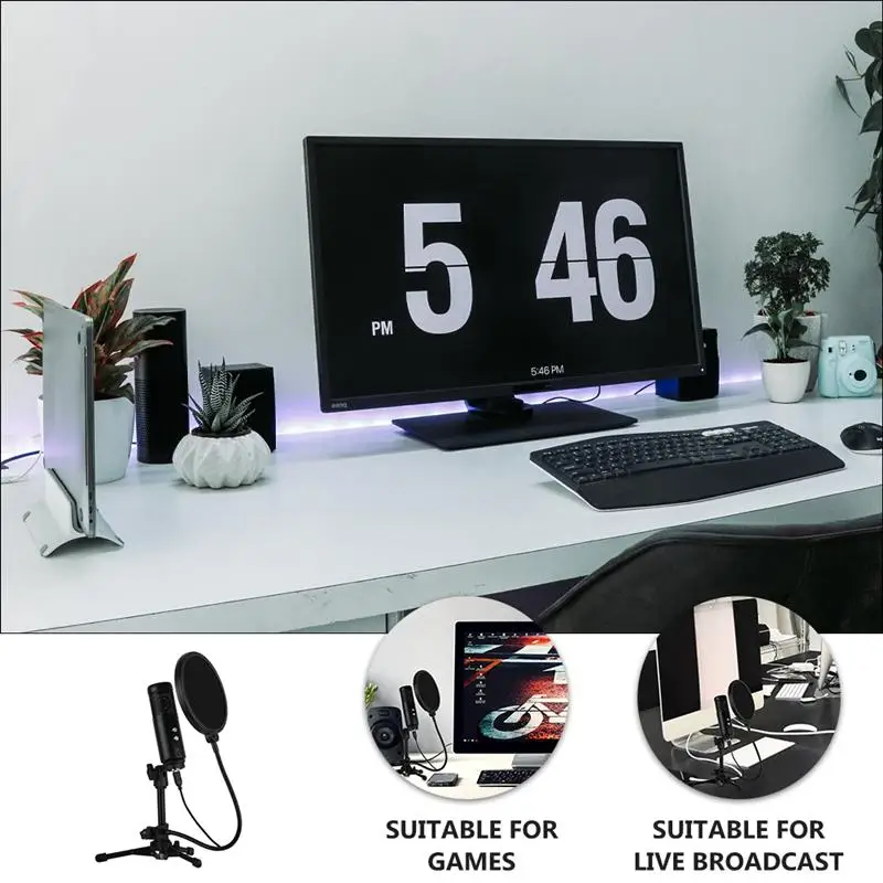 

Cardioid USB Condenser Desktop Cardioid USB Mic for Conference Call Streaming