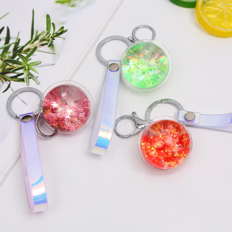 2019 модная движущаяся жидкость зыбучий песок брелок автомобильный кулон