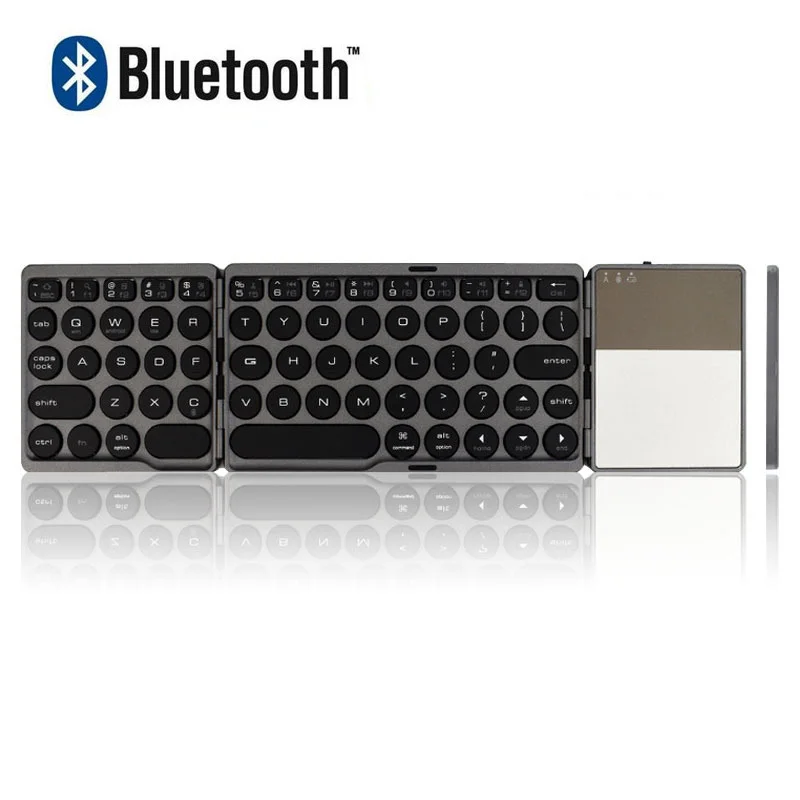 Складная игровая мини клавиатура с Bluetooth складная беспроводная сенсорной