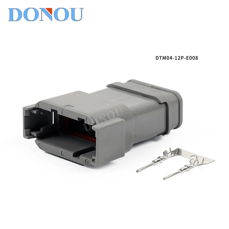 

DTM04-12P-E008 Deutsch 12 отверстие высокого Задняя крышка водонепроницаемый соединитель автомобильный жгут проводов терминал штепсельной вилки