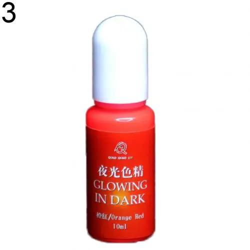 Orange Red Лидер продаж, 20 цветов, светящийся пигментный краситель, УФ-смола, эпоксидная смола, сделай сам, сделай сам, изготовление ювелирных изделий, игрушки, подарок, украшение, поставка, ювелирные изделия, УФ R - Цвет: Orange Red