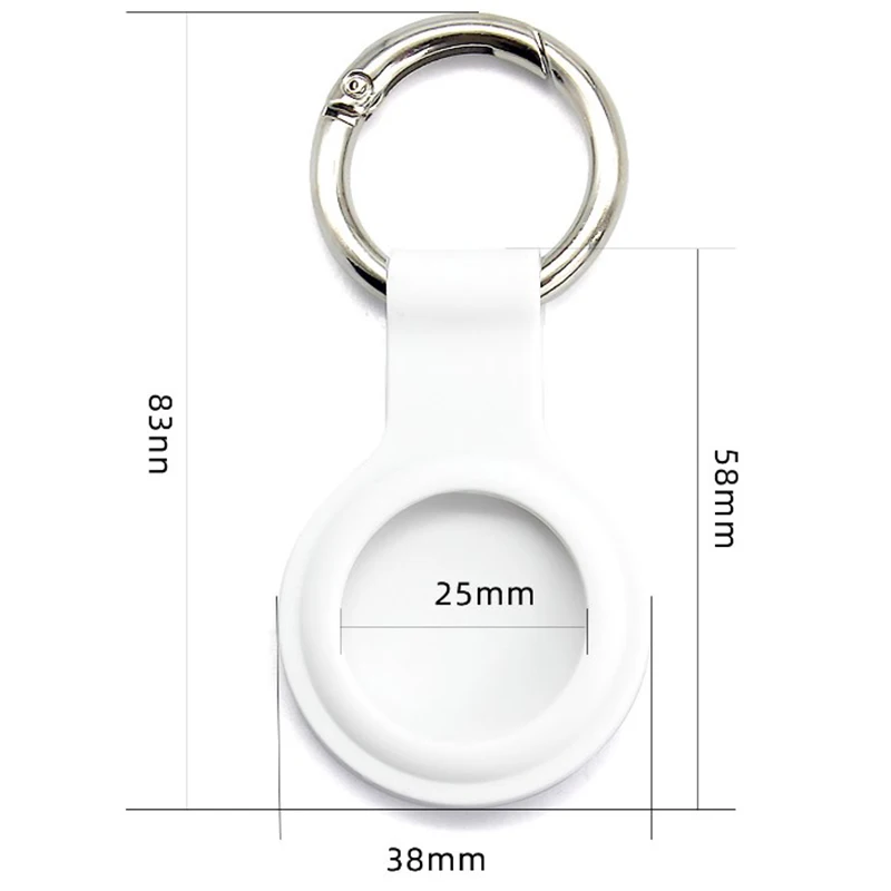 

Cute Carton Protective Cover Location Tracker Silicone Case With Buckle For AirTags Tracker Anti-scratch Shell For Air Tags