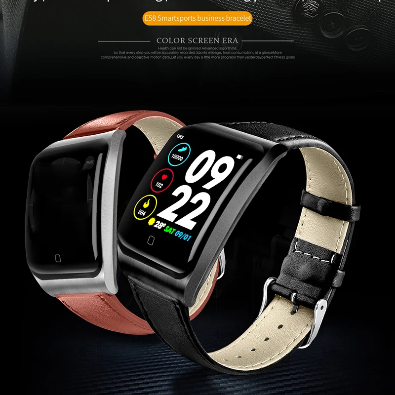Мужские и женские умные часы E58 с ЭКГ + PPG для здоровья Смарт Relojes монитором