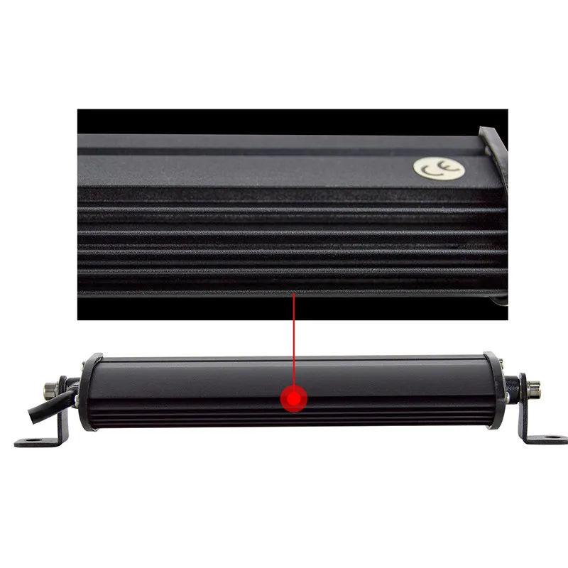 2 шт. 7-дюймовый желтый 30 Вт супер тонкий светодиодный фонарь рабочего освещения