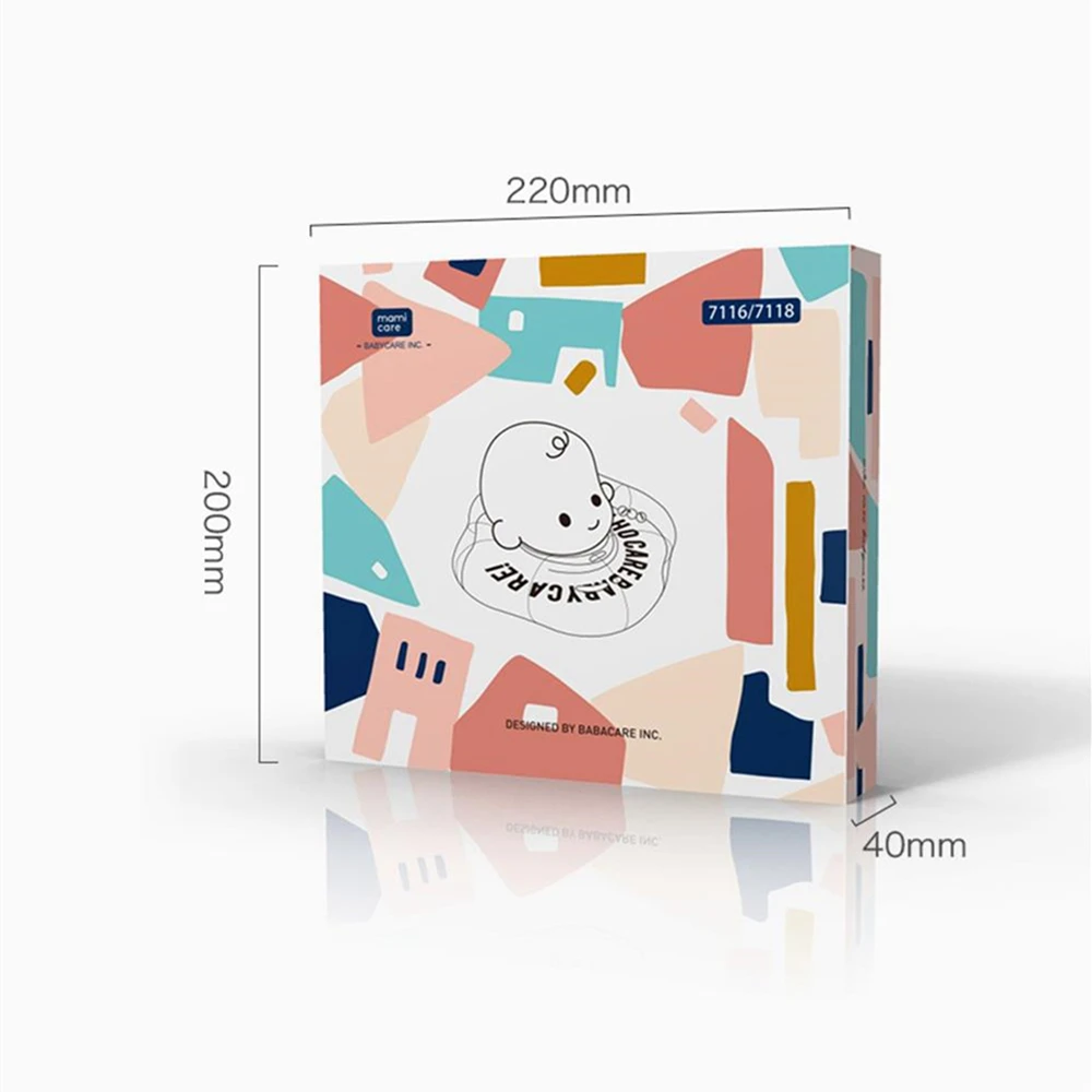 

BC Babycare Baby Swimming Ring Inflatable with Safety Airbag Double Handle Kids Float Swim Pool Accessories Free Inflatable Tube