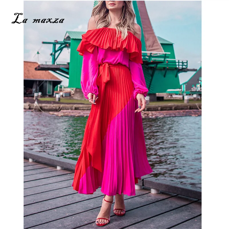 Женское осеннее платье размера плюс 2019 повседневное сексуальное элегантное для