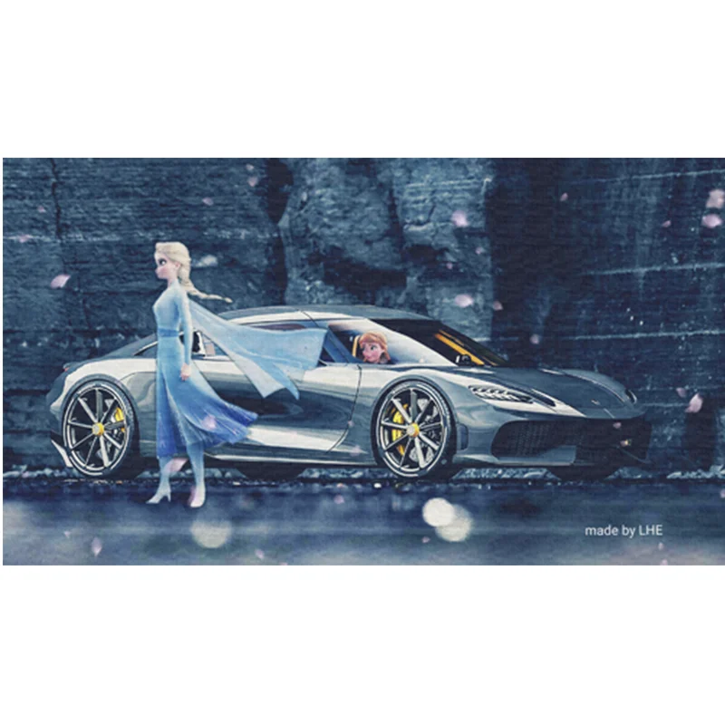 DIY 5D Алмазная мозаика живопись мультфильм персонаж Анна и Эльза вышивка крестом