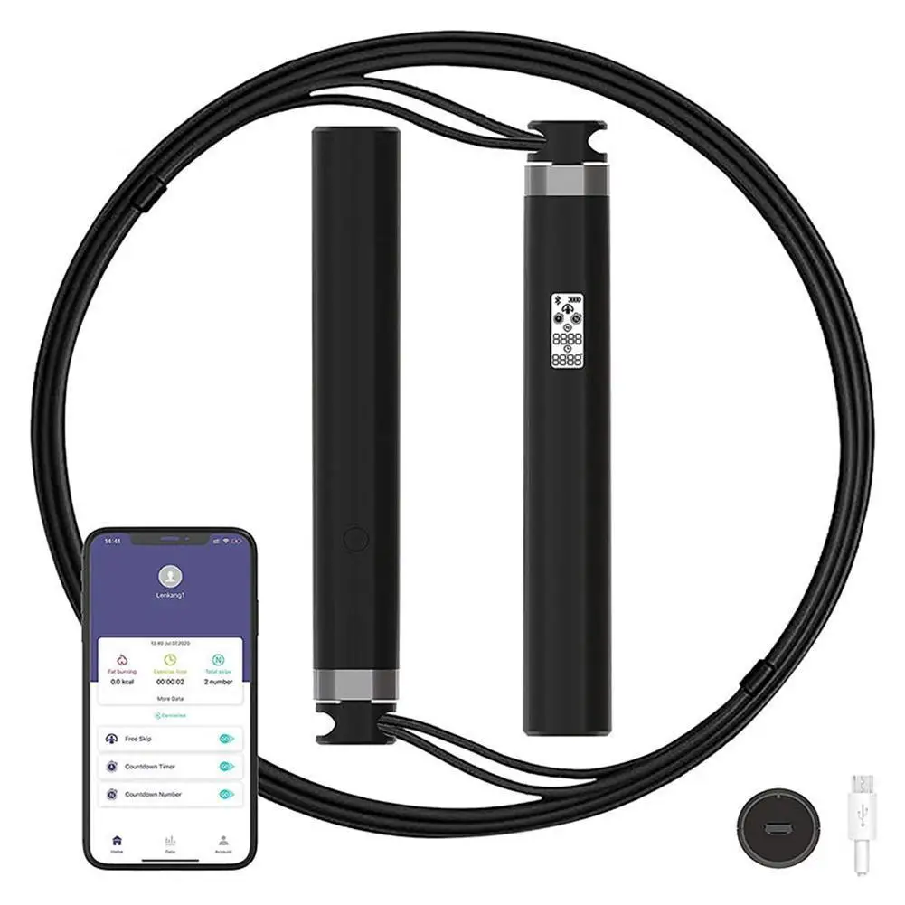 

APP Control Smart Jump Rope Crossfit Speed Fitness Sport Jumping Ropes Bluetooth Connection Workout Training Skipping Rope